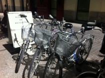 Barrio de las letras. Madrid. alquiler bicicletas