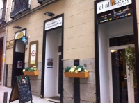Barrio de las letras. Madrid. tienda de pan